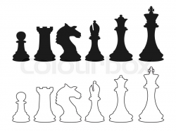 Chess Pieces Silhouette at GetDrawings.com | Free for personal use ...