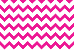 Hot Pink Chevron Background - Round Designs