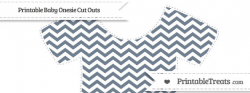 Free Slate Grey Chevron Extra Large Baby Onesie Cut Outs — Printable ...
