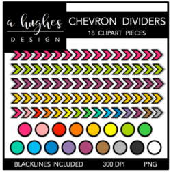 Chevron Dividers Clipart {A Hughes Design} by Ashley Hughes - A ...