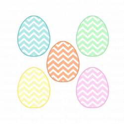 Items similar to Egg Clip Art Chevron Egg Clipart Cute Easter Clip ...