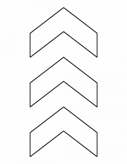Chevron pattern. Use the printable outline for crafts, creating ...
