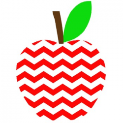 Chevron Apple Clipart - PNG file by Love and Print | TpT