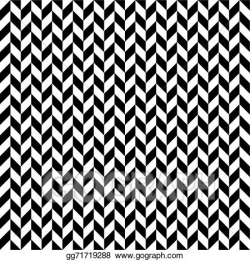 Vector Illustration - Seamless offset chevron pattern. Stock Clip ...