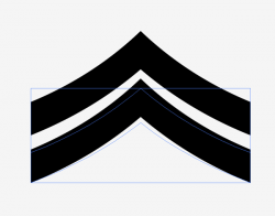 Military clipart chevron - Pencil and in color military clipart chevron