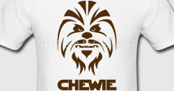 Chewie | Chewbacca | Star Wars | Scifi Men's T-Shirt - white ...