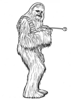 Download or Print the Free Chewbacca Star Wars Coloring Page and ...