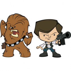 Han Solo & Chewbacca POP! Wall Decal | Shop Fathead® for POP ...