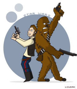 Han Solo and Chewbacca by Loweak on DeviantArt