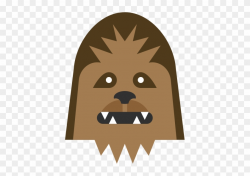 Head Clipart Chewbacca - Star Wars Chewbacca Icon - Free ...