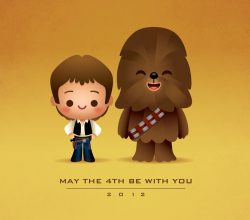 Kawaii Han and Chewie | In honor of Star Wars day, I give yo… | Flickr