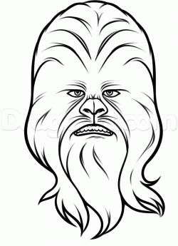 how to draw chewbacca easy step 7 | SVG Files | Pinterest ...