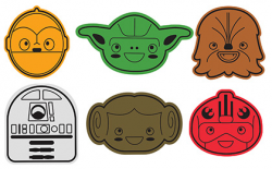 Star Wars Rebel Friends Cookie Cutters | ThinkGeek