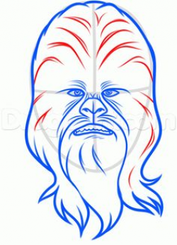 how to draw chewbacca easy step 5 | Star wars diy | Pinterest ...