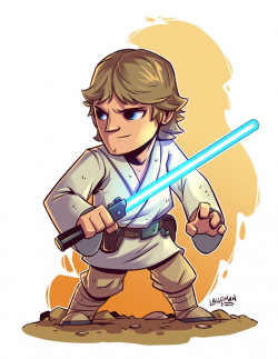 Chibi Luke Skywalker by DerekLaufman on @DeviantArt | cute ...