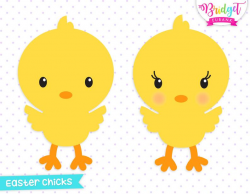 Easter clipart, chick clipart, cute chicks, baby chick clipart, Commercial  Use, INSTANT DOWNLOAD