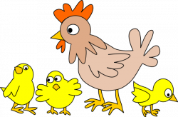 Chicken And Chicks Clip Art at Clker.com - vector clip art online ...