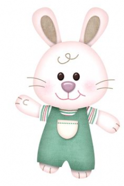 EASTER GIRL BUNNY CLIP ART | zvierata | Pinterest | Clip art, Bunny ...