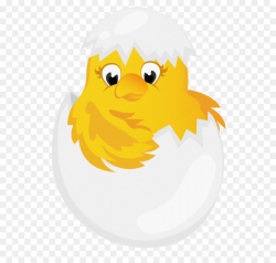 Chicken Cartoon Clip art - Easter Chicken in Egg Transparent PNG ...