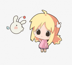 Cartoon Kawaii Girl, Girl, Lovely, Material PNG Image and Clipart ...