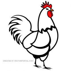 Line Drawing Chicken at GetDrawings.com | Free for personal use Line ...