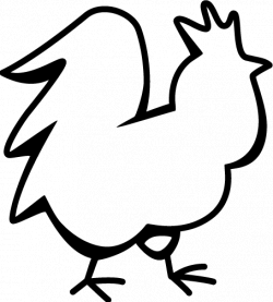 Chick Outline Clipart