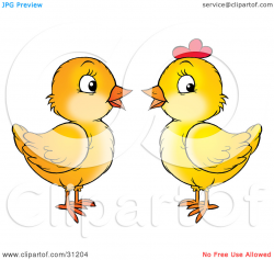 Baby Girl Chick Clipart