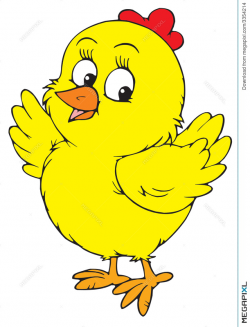 Yellow Chick (Vector Clip-Art) Illustration 3354214 - Megapixl