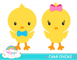 Easter chicks clip art Easter clipart cute chicks baby