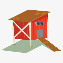 Cartoon Chicken Coop, Egg, Cartoon Hen PNG Image and Clipart for ...