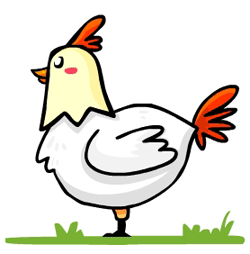 Cartoon Chicken Drawing at GetDrawings.com | Free for personal use ...