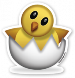 Hatching Chick | Emoji stickers, Emoji and Emojis