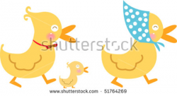 Duck family clipart - Clipground