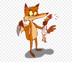 Fox Drawing clipart - Cartoon, Fox, Chicken, transparent ...