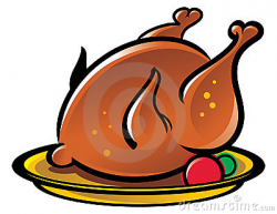 Grilled Chicken Cartoon Clipart