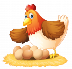 Hen with Eggs PNG Clipart | Gallery Yopriceville - High-Quality ...