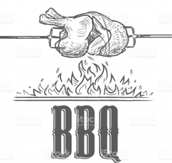 Bbq Ribs Clip Art Black And White. With Bbq Ribs Clip Art Black And ...