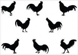 Chicken Silhouette Clip Art Free at GetDrawings.com | Free for ...