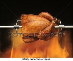 Rotisserie Chicken Clipart