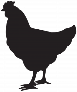 Hen Silhouette PNG Clip Art Image | Gallery Yopriceville - High ...