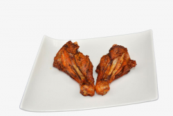 The Chicken In The Plate, Chicken Legs, Meat, Food PNG Image and ...