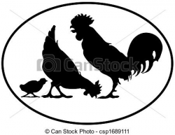 Chicken Silhouette Clip Art at GetDrawings.com | Free for personal ...