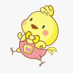 Cute Little Yellow Chicken, Chick, Cartoon, Creative PNG Image and ...