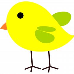 Clipart - yellow chicken
