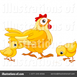 Chickens Clipart #1078416 - Illustration by Pushkin