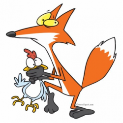 funny fox cartoons | funny chicken stealing stealer fox ...