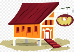 Chicken coop Building House Clip art - hen png download - 1600*1116 ...