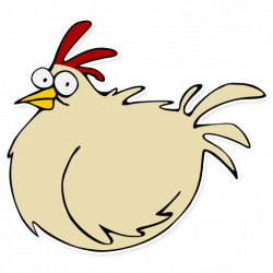 A feral chicken from the game 