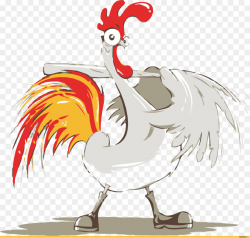 Rooster of Barcelos Chicken Clip art - chickens clipart png download ...