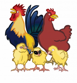 Free Clipart Of A Chicken Family - Chickens Clipart Free PNG ...